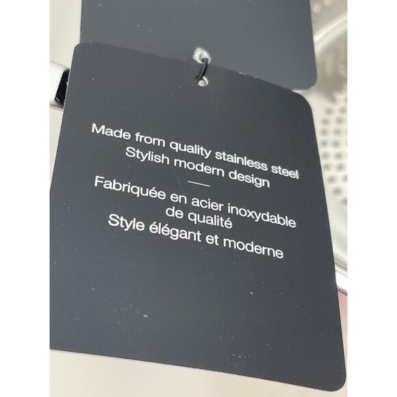 Master Class Stainless Steel 3 Qt Colander With Pink Exterior & Dual Handles New - Picture 5 of 6